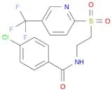 Benzamide, 4-chloro-N-[2-[[5-(trifluoromethyl)-2-pyridinyl]sulfonyl]ethyl]-