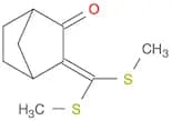 Bicyclo[2.2.1]heptan-2-one, 3-[bis(methylthio)methylene]-