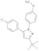 1H-Pyrazole, 5-(4-chlorophenyl)-1-(4-methoxyphenyl)-3-(trifluoromethyl)-