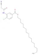 Benzoic acid, 4-chloro-3-[(2-cyanoacetyl)amino]-, hexadecyl ester