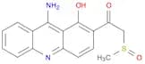 1-(9-Amino-1-hydroxyacridin-2-yl)-2-(methylsulfinyl)ethanone