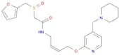 Acetamide, 2-[(2-furanylmethyl)sulfinyl]-N-[(2Z)-4-[[4-(1-piperidinylmethyl)-2-pyridinyl]oxy]-2-bu…