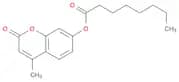 Octanoic acid, 4-methyl-2-oxo-2H-1-benzopyran-7-yl ester