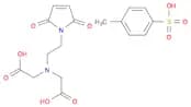 Glycine, N-(carboxymethyl)-N-[2-(2,5-dihydro-2,5-dioxo-1H-pyrrol-1-yl)ethyl]-, 4-methylbenzenesulf…
