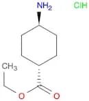 Cyclohexanecarboxyli​c acid, 4-​amino-​, ethyl ester, hydrochloride (1:1)​, trans-