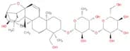 β-D-Galactopyranoside, (3β,4α,16α)-13,28-epoxy-16,23-dihydroxyolean-11-en-3-yl 6-deoxy-3-O-β-D-glu…