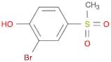 Phenol, 2-bromo-4-(methylsulfonyl)-