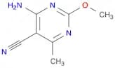 4-Amino-2-methoxy-6-methylpyrimidine-5-carbonitrile