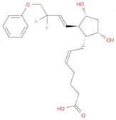 5-Heptenoic acid, 7-[(1R,2R,3R,5S)-2-[(1E)-3,3-difluoro-4-phenoxy-1-buten-1-yl]-3,5-dihydroxycyclo…