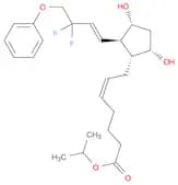 5-Heptenoic acid, 7-[(1R,2R,3R,5S)-2-[(1E)-3,3-difluoro-4-phenoxy-1-buten-1-yl]-3,5-dihydroxycyclo…