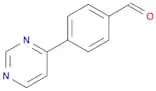 4-(Pyrimidin-4-yl)benzaldehyde