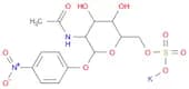 β-D-Glucopyranoside, 4-nitrophenyl 2-(acetylamino)-2-deoxy-, 6-(hydrogen sulfate), monopotassium s…