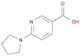 3-Pyridinecarboxylic acid, 6-(1-pyrrolidinyl)-