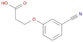Propanoic acid, 3-(3-cyanophenoxy)-
