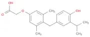 Acetic acid, 2-[4-[[4-hydroxy-3-(1-methylethyl)phenyl]methyl]-3,5-dimethylphenoxy]-