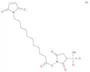 1H-Pyrrole-1-undecanoic acid, 2,5-dihydro-2,5-dioxo-, 2,5-dioxo-3-sulfo-1-pyrrolidinyl ester, sodi…