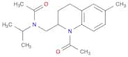Acetamide, N-[(1-acetyl-1,2,3,4-tetrahydro-6-methyl-2-quinolinyl)methyl]-N-(1-methylethyl)-