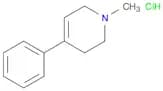 Pyridine, 1,2,3,6-tetrahydro-1-methyl-4-phenyl-, hydrochloride (1:1)