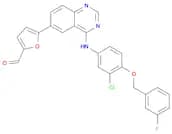 2-Furancarboxaldehyde, 5-[4-[[3-chloro-4-[(3-fluorophenyl)methoxy]phenyl]amino]-6-quinazolinyl]-