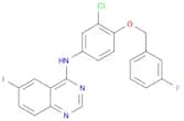 4-Quinazolinamine, N-[3-chloro-4-[(3-fluorophenyl)methoxy]phenyl]-6-iodo-