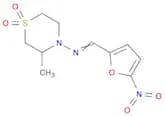 4-Thiomorpholinamine, 3-methyl-N-[(5-nitro-2-furanyl)methylene]-, 1,1-dioxide