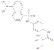 Propanamide, N-[4-[[[5-(dimethylamino)-1-naphthalenyl]sulfonyl]amino]phenyl]-2-(hydroxymethyl)-2-m…