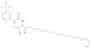 Benzenesulfonyl fluoride, 3-[[[(3-heptadecyl-1,5-dihydro-5-thioxo-4H-1,2,4-triazol-4-yl)amino]carb…
