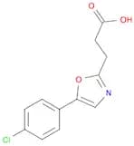 3-(5-(4-chlorophenyl)oxazol-2-yl)propanoic acid