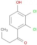 1-(2,3-Dichloro-4-hydroxyphenyl)butan-1-one