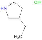 Pyrrolidine, 3-ethyl-, hydrochloride (1:1), (3S)-