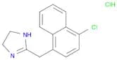 1H-Imidazole, 2-[(4-chloro-1-naphthalenyl)methyl]-4,5-dihydro-, hydrochloride (1:1)