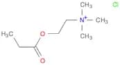 Ethanaminium, N,N,N-trimethyl-2-(1-oxopropoxy)-, chloride (1:1)