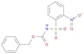 Carbamic acid, N-[(2-nitrophenyl)sulfonyl]-, phenylmethyl ester