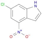 1H-Indole, 6-chloro-4-nitro-