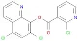3-Pyridinecarboxylic acid, 2-chloro-, 5,7-dichloro-8-quinolinyl ester