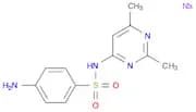 Benzenesulfonamide, 4-amino-N-(2,6-dimethyl-4-pyrimidinyl)-, sodium salt (1:1)