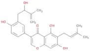 4H-1-Benzopyran-4-one, 5,7-dihydroxy-3-[4-hydroxy-3-(2-hydroxy-3-methyl-3-buten-1-yl)phenyl]-6-(3-…
