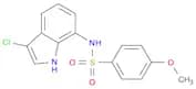 Benzenesulfonamide, N-(3-chloro-1H-indol-7-yl)-4-methoxy-
