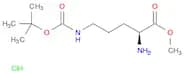 L-Ornithine, N5-[(1,1-dimethylethoxy)carbonyl]-, methyl ester, hydrochloride (1:1)
