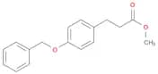 Benzenepropanoic acid, 4-(phenylmethoxy)-, methyl ester