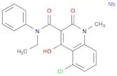 Sodium 5-chloro-3-(ethyl(phenyl)carbamoyl)-1-methyl-2-oxo-1,2-dihydroquinolin-4-olate