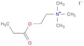 Ethanaminium, N,N,N-trimethyl-2-(1-oxopropoxy)-, iodide (1:1)