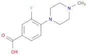 3-Fluoro-4-(4-methylpiperazin-1-yl)benzoic acid