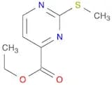 4-Pyrimidinecarboxylic acid, 2-(methylthio)-, ethyl ester