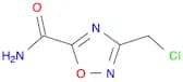3-(Chloromethyl)-1,2,4-oxadiazole-5-carboxamide