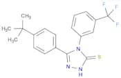 3H-1,2,4-Triazole-3-thione, 5-[4-(1,1-dimethylethyl)phenyl]-2,4-dihydro-4-[3-(trifluoromethyl)phen…