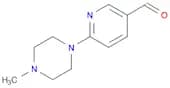 3-Pyridinecarboxaldehyde, 6-(4-methyl-1-piperazinyl)-