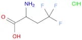 Butanoic acid, 2-amino-4,4,4-trifluoro-, hydrochloride (1:1)