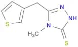 4-Methyl-5-(3-thienylmethyl)-4H-1,2,4-triazole-3-thiol