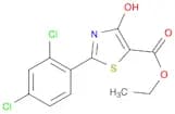5-Thiazolecarboxylic acid, 2-(2,4-dichlorophenyl)-4-hydroxy-, ethyl ester